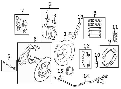 Disc Pads & Brake Shoes for 2004 Lincoln Town Car #0