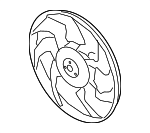 25231F2000 - Cooling System: Fan Blade for Hyundai: Elantra, Elantra GT, Ioniq, Kona Electric Image