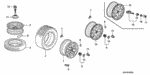 42751MIC815 - Chassis: TIRE, WINTER (P225/40R18) (MICHELIN) for Acura Image