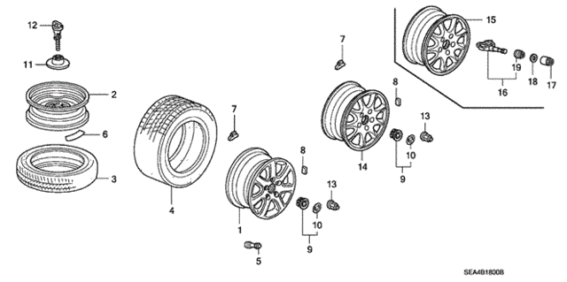 Tire - Wheel Disk for 2007 Acura TSX #0