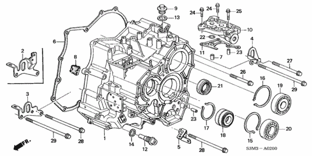 Transmission Housing for 2002 Acura CL #0