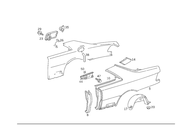 1406983730 - : Cover for Mercedes-Benz: 500SEC Image