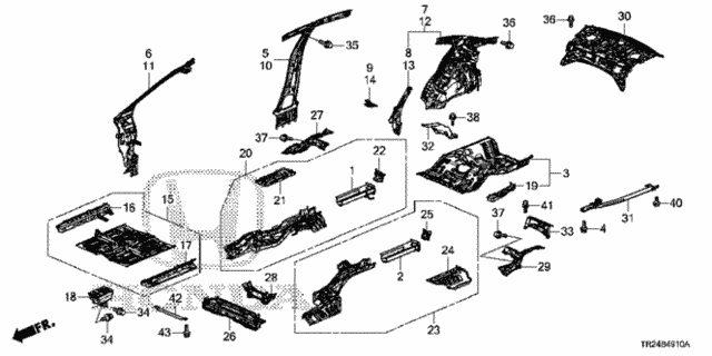 Floor - Inner Panel for 2012 Honda Civic #0