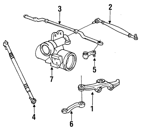 Steering Gear & Linkage for 1991 Dodge B250 #1