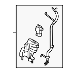 123600P030 - Engine: Front Mount for Toyota Image image