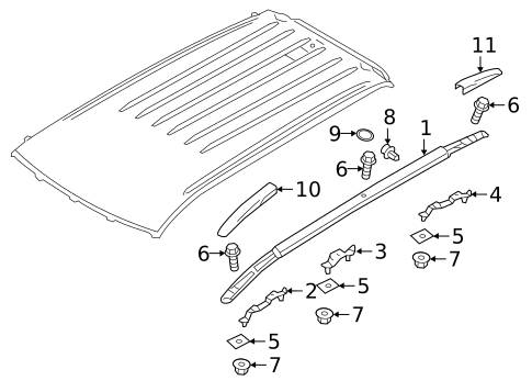 Luggage Carrier for 2014 Mitsubishi Outlander #1
