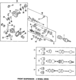 M05327120B - : Companion Flange for Mazda: B2200, B2600, MPV Image