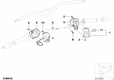 Switch for 2000 BMW-Motorrad F 650 GS Dakar #0