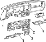 10013938 - Body: Instrument Panel for Pontiac: Bonneville Image