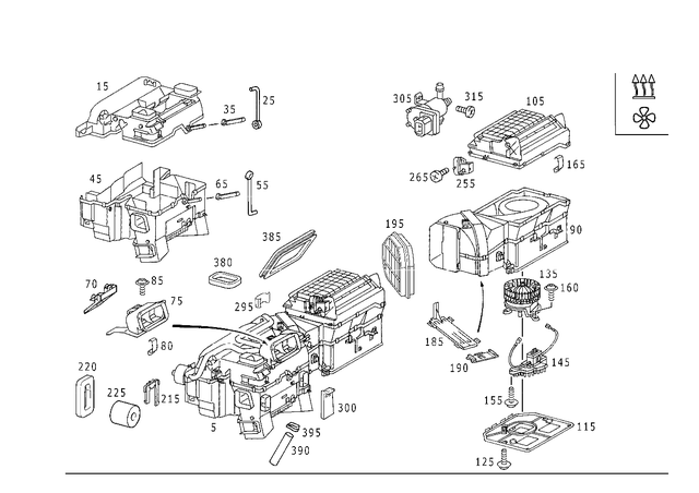 2108203842 - : Electric Motor for Mercedes-Benz Image