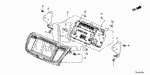 39101T3LA71RM - Electrical/Exhaust/Heater/Fuel: DISPLAY AUDIO (RMD) (CLARION) for Honda Image