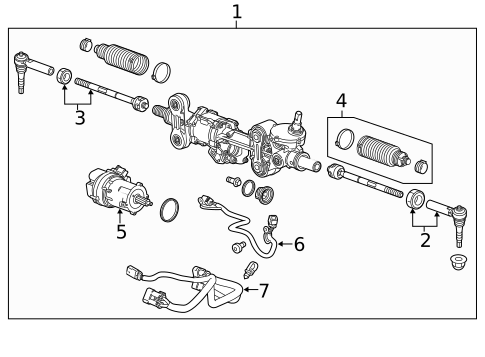 Steering Gear & Linkage for 2020 GMC Yukon XL #0