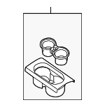 969319BH1D - : Front Cup-Holder for Nissan Image