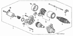 31217PC2006 - Engine: SCREW-WASHER (4X28) (MITSUBA) for Honda Image