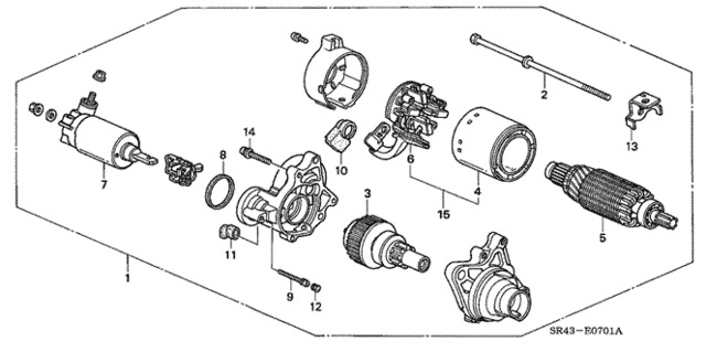 Starter Motor (Mitsuba) (2) for 1993 Honda Civic #0