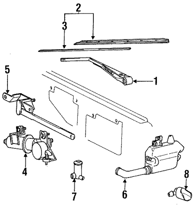 8534060040 - : Washer Pump for Toyota Image