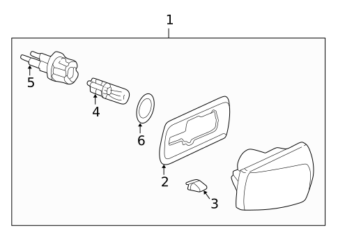 Side Repeater Lamps for 2005 Saab 9-5 #0