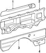 625062801005 - : Upper Panel for Toyota: Van Image