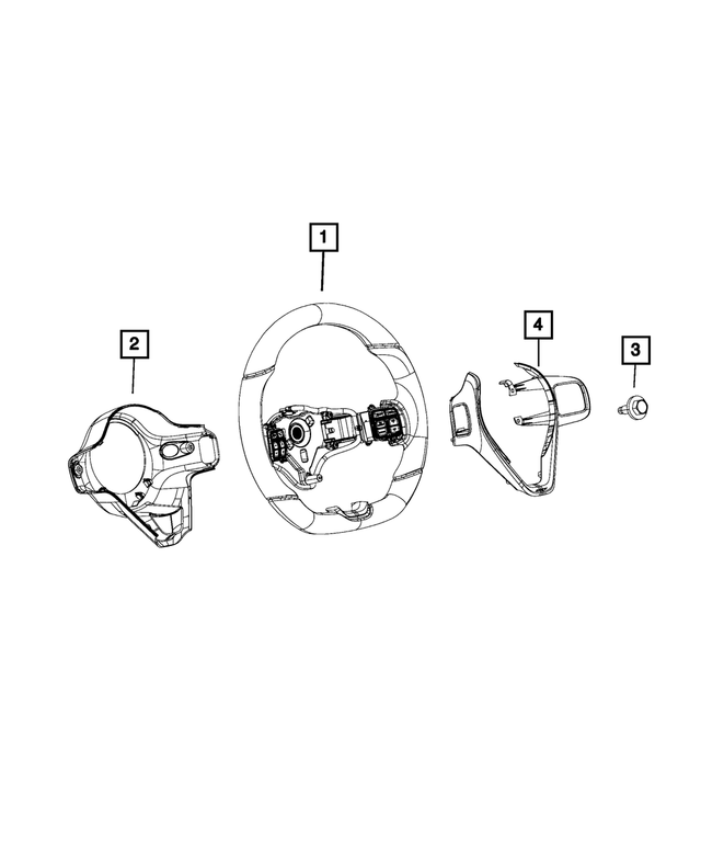 6EZ171XRAA - Steering: Steering Wheel for Mopar Image image