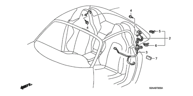 Wire Harness (Hardtop) (CR/CR-AC) for 2009 Honda S2000 #0