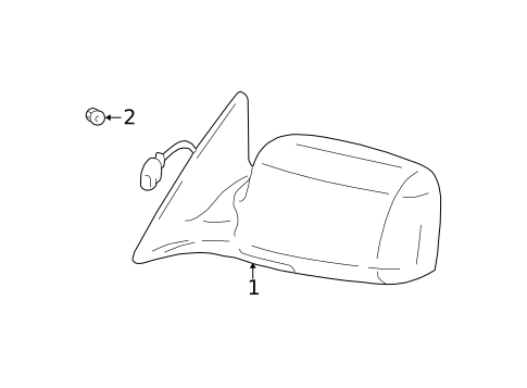 Outside Mirrors for 2004 Toyota Tundra #0