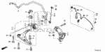 42516TZ5A01 - Chassis: CLIP, WIRE for Honda Image image