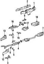 119140951481 - Exhaust: Manifold for Mercedes-Benz Image