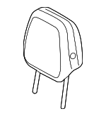 95852190106OF6 - Body: Headrest for Porsche: Cayenne Image