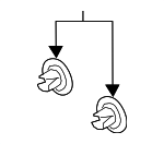 95852109000 - Body: Trim Retainer Clip for Porsche: Cayenne Image