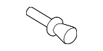 8E0881500 - Body: Recline Cover Pin for Porsche: Cayenne Image