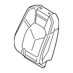 95852177300 - Body: Seat Back Pad for Porsche: Cayenne Image