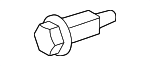 6418904030 - Body: Tailgate Molding Screw for Toyota Image