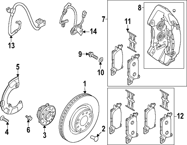 58180JIA00BRH - : Disc Brake Caliper for Hyundai Image