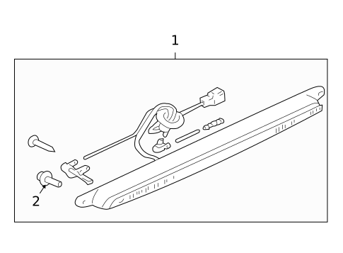 High Mounted Stop Lamp for 2007 Mitsubishi Outlander #0