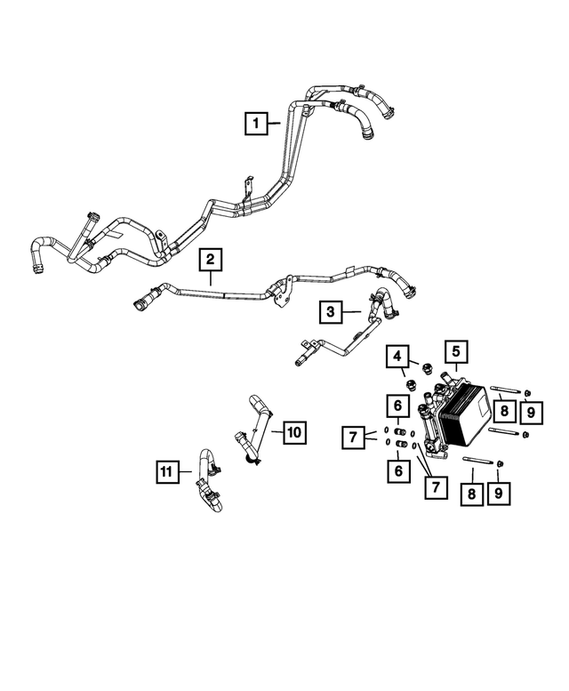 68489743AA - Cooling: Quick Type Connector for Mopar Image image