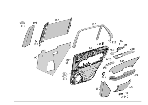 Door Trim for 2016 Mercedes-Benz GLE400 #0