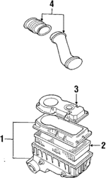 67133837F - Engine: Air Cleaner for Volkswagen Image