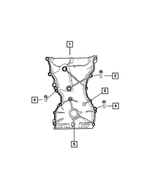 6102258AA - 2.4L Gas; Engine: Plug for Chrysler: 200, Sebring | Dodge: Avenger, Caliber, Challenger, Charger, Journey | Jeep: Compass, Patriot Image