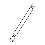 51237419387 - Body: Lift Cylinder for BMW: 230i, 230i xDrive, 330e, 330e xDrive, 330i, 330i xDrive, 430i Gran Coupe, 430i xDrive Gran Coupe, i4, M2, M240i, M240i xDrive, M3, M340i, M340i xDrive, M440i Gran Coupe, M440i xDrive Gran Coupe Image