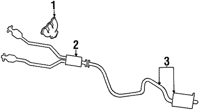 E9SZ9430A - Exhaust: Manifold for Ford: Thunderbird | Mercury: Cougar Image