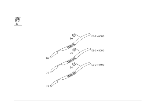 Trim Strip with Switch Openings on Instrument Panel, Top for 2001 Mercedes-Benz S 55 AMG&reg; #1