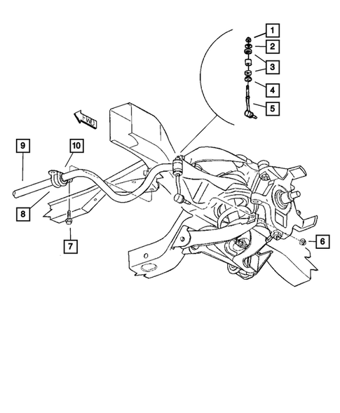 Front Suspension for 2001 Dodge Durango #3