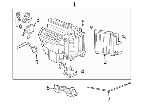 Heater Components for 2001 Acura MDX #0