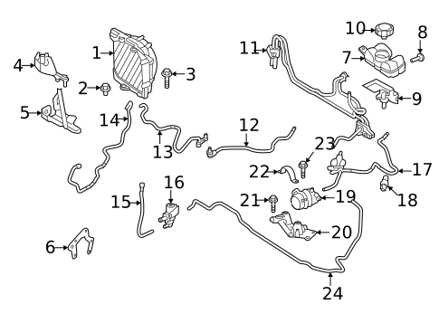 Coolant Lines for 2023 Volvo V60 #2