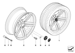 36112283850 - : Alloy Rim Forged 36907113 for BMW Image