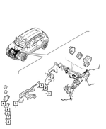 68498935AA - Electrical: Bracket for Mopar Image