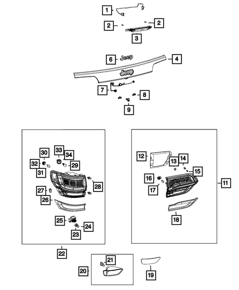 Lamps-Interior and Exterior for 2016 Jeep Grand Cherokee #0