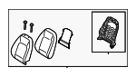 88A30AABD0NL8 - Body: Seat Back Assembly for Hyundai Image