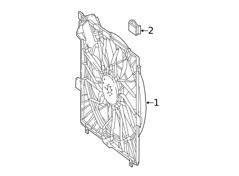 Cooling Fan for 2017 Mercedes-Benz G65 AMG #0