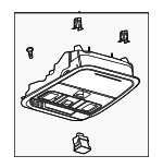 LC5Z78519A70AR - : Overhead Console for Ford Image